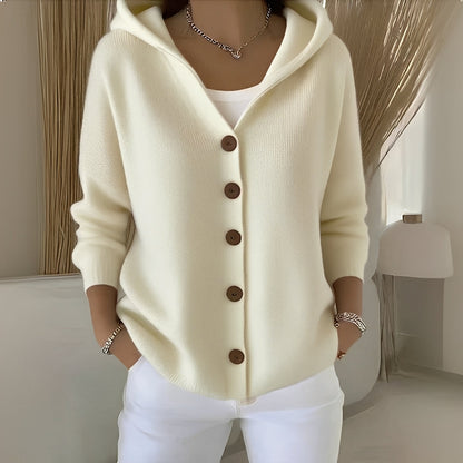 Orianne - Women's cardigan with long cotton sleeves
