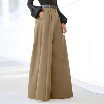 Ashley - Elegant, wide-cut bell-bottom pants for women