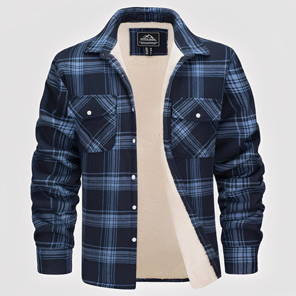 Albert - men's jacket with checkered design