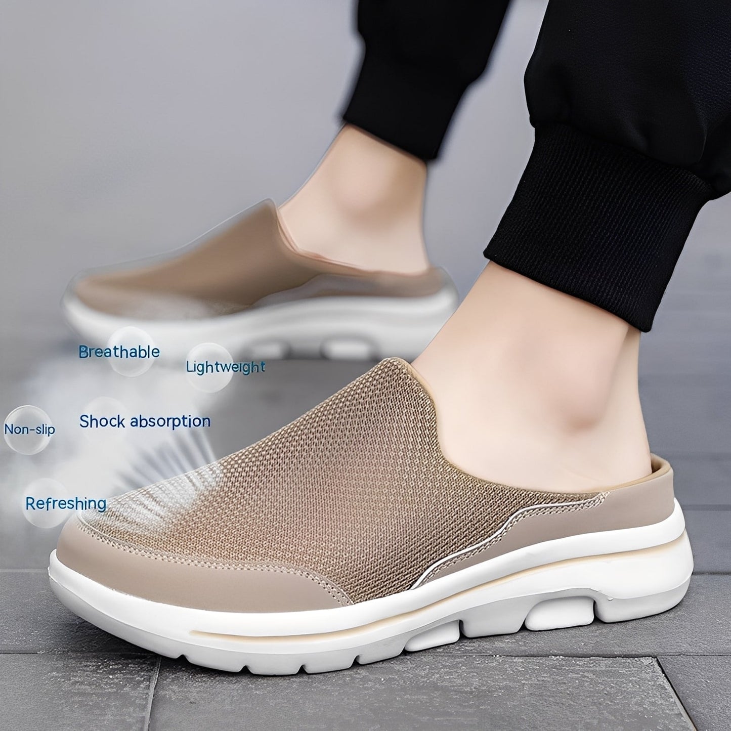 Harrison - Comfortable slip-on shoes with padded sole