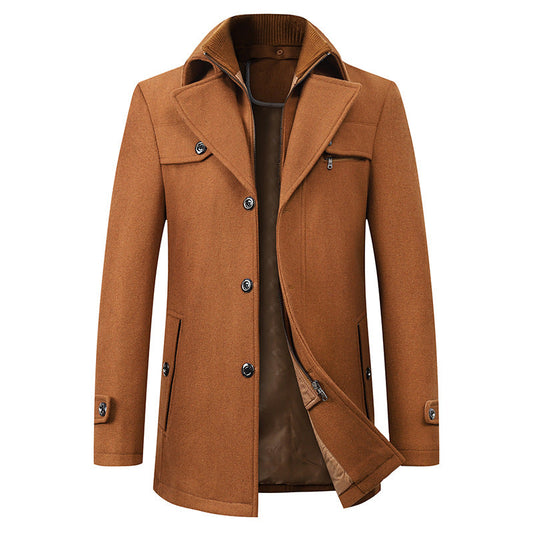 Jason - stylish, warm wool coat for men