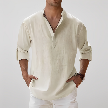 Freddy - breathable men's long-sleeve shirt