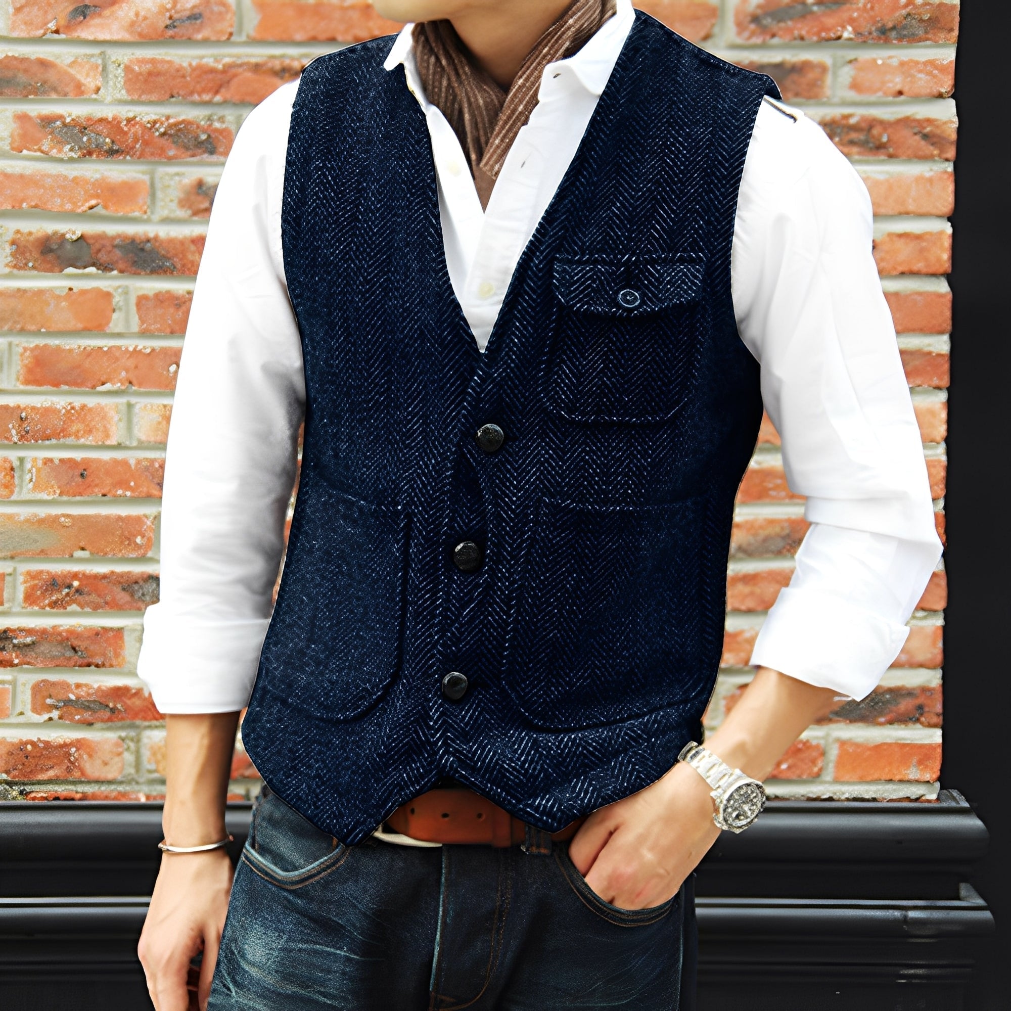Matthew - Stilvoller Tweedmantel