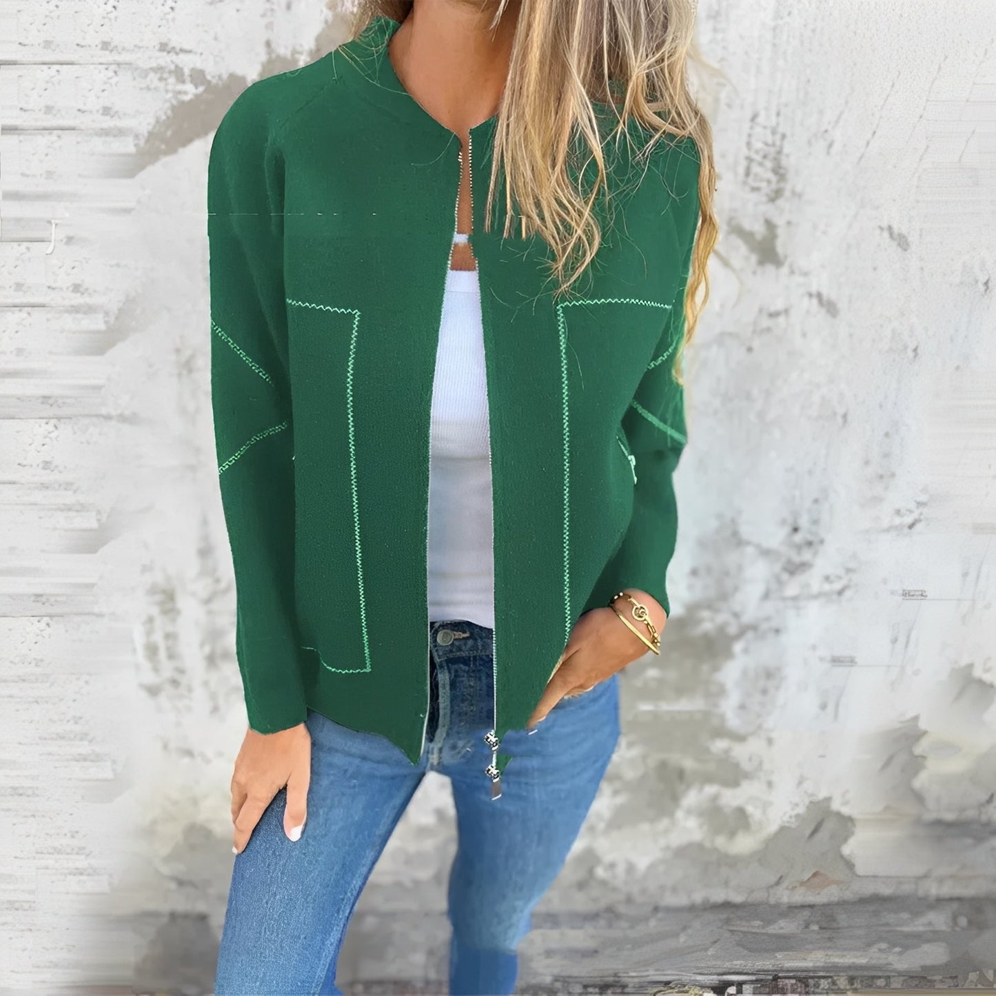 Chelsea - Stilvolle Damenjacke mit Reißverschluss