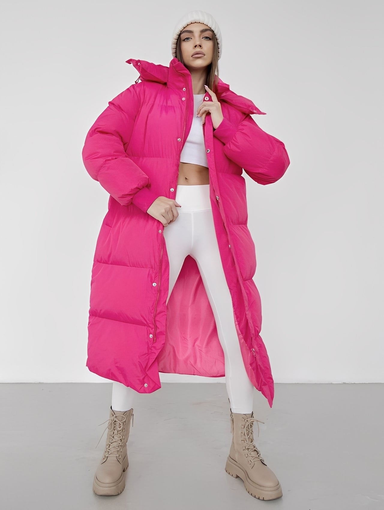 Eloise - Modern, casual cut women's hooded coat