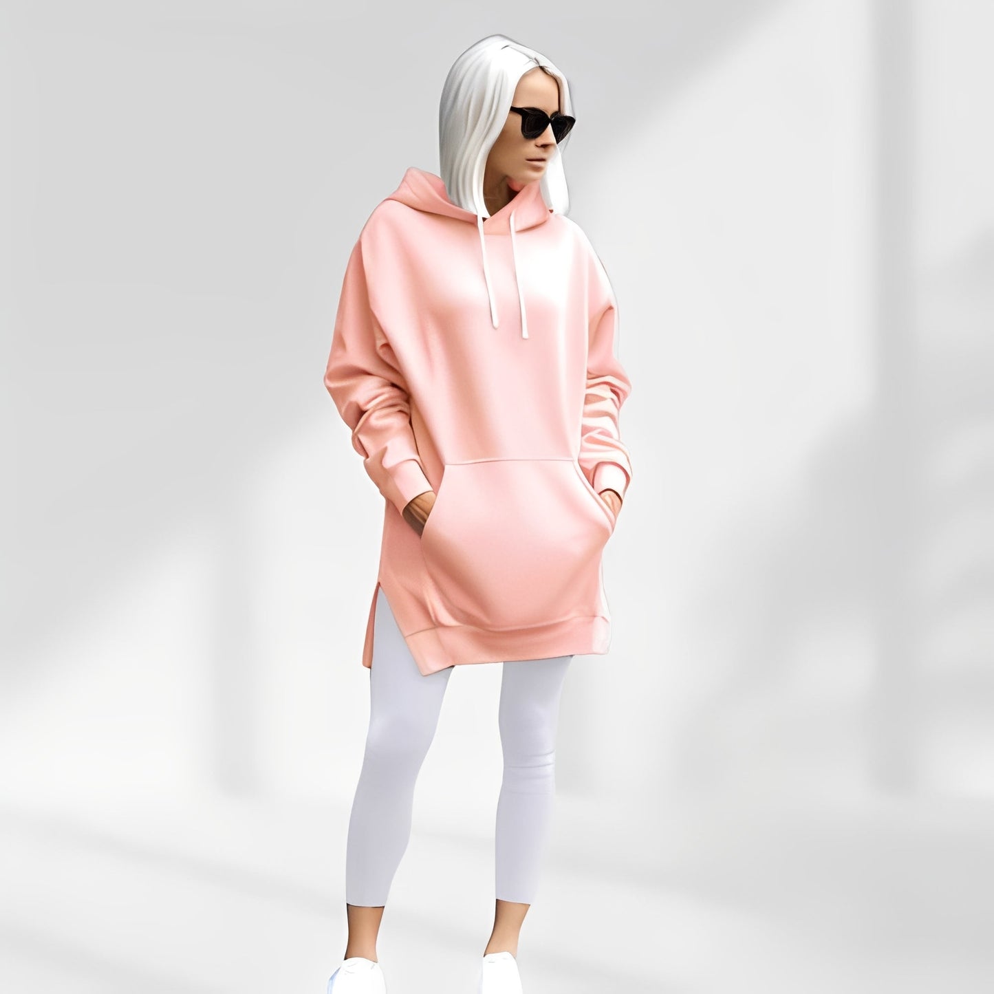 Amarante - Large Women's Hoodie Jacket