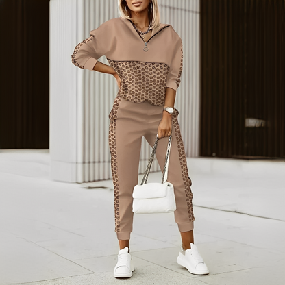 Chenafe - Dwuczęściowy elegancki zestaw dla kobiet