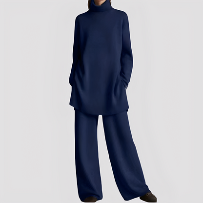 Jessica - Elegant lounge set with turtleneck for women