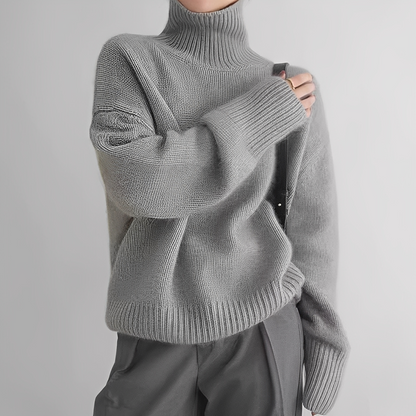 Ophélie - Stylish Turtleneck Sweater for Women