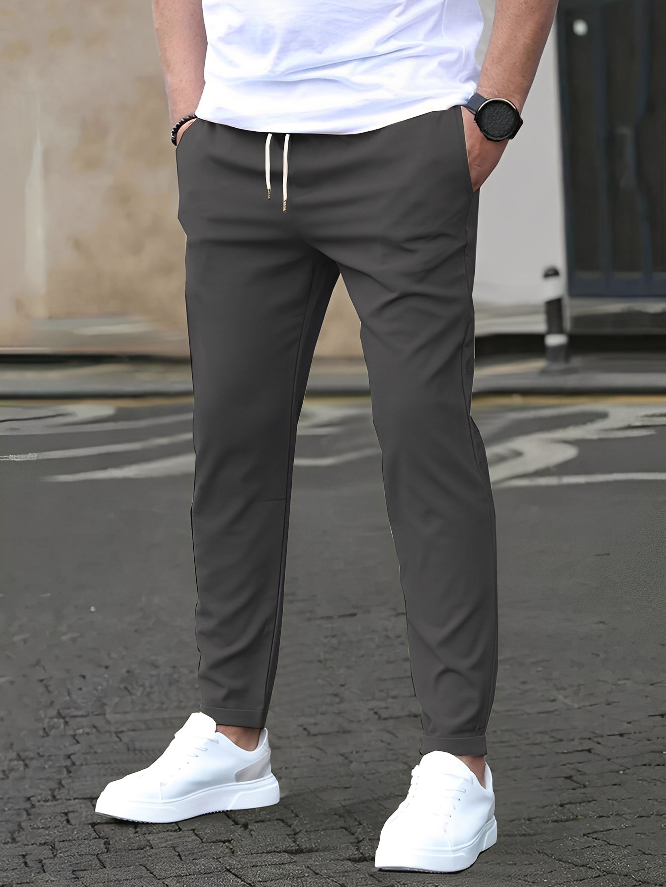 Didier - Contemporary stretch pants for men