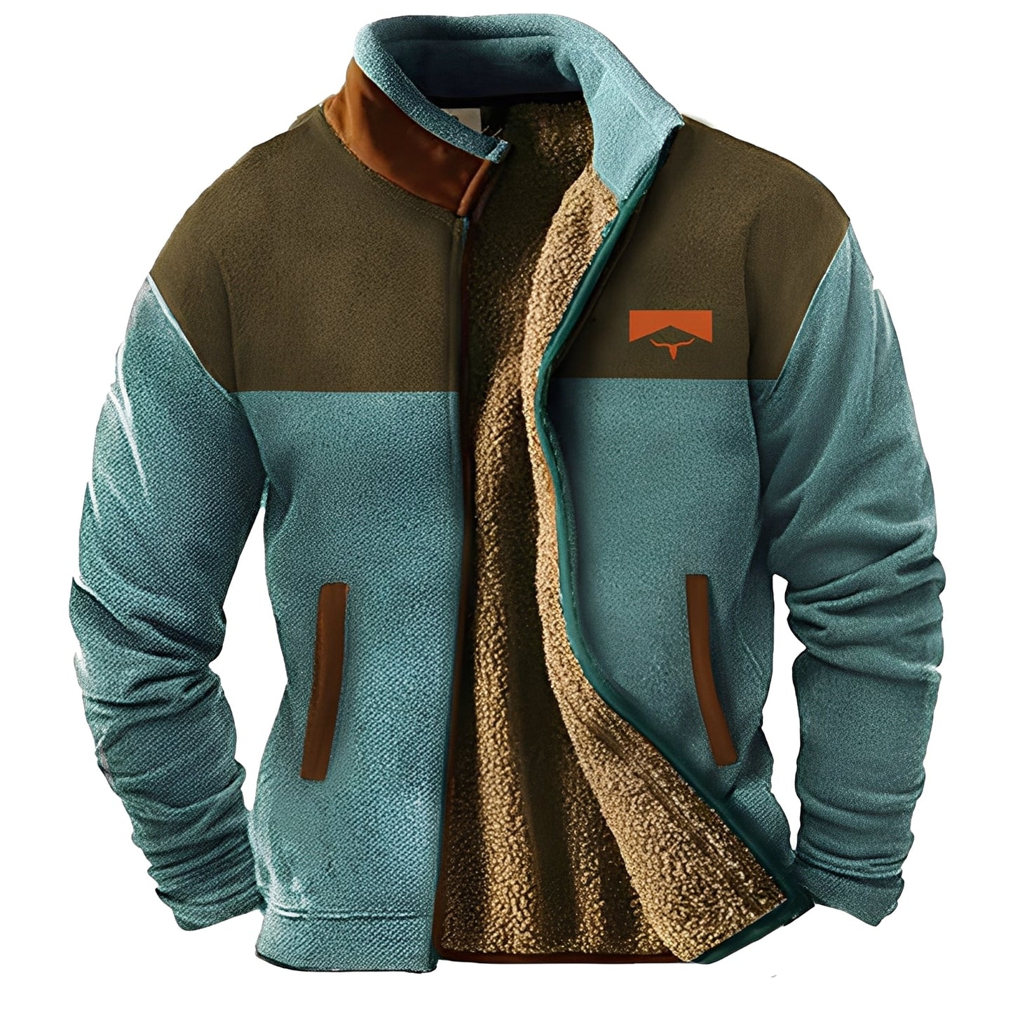 Aubert - Men's fleece jacket for outdoor activities
