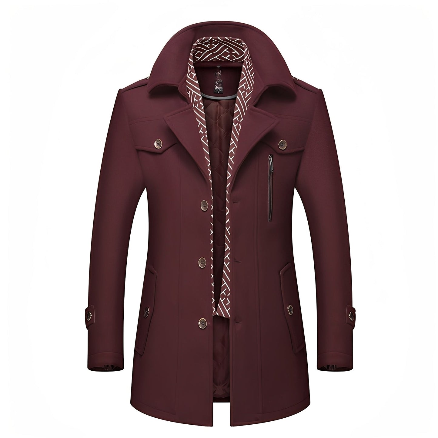 Ronny - Men's Retro Coat with Many Pockets