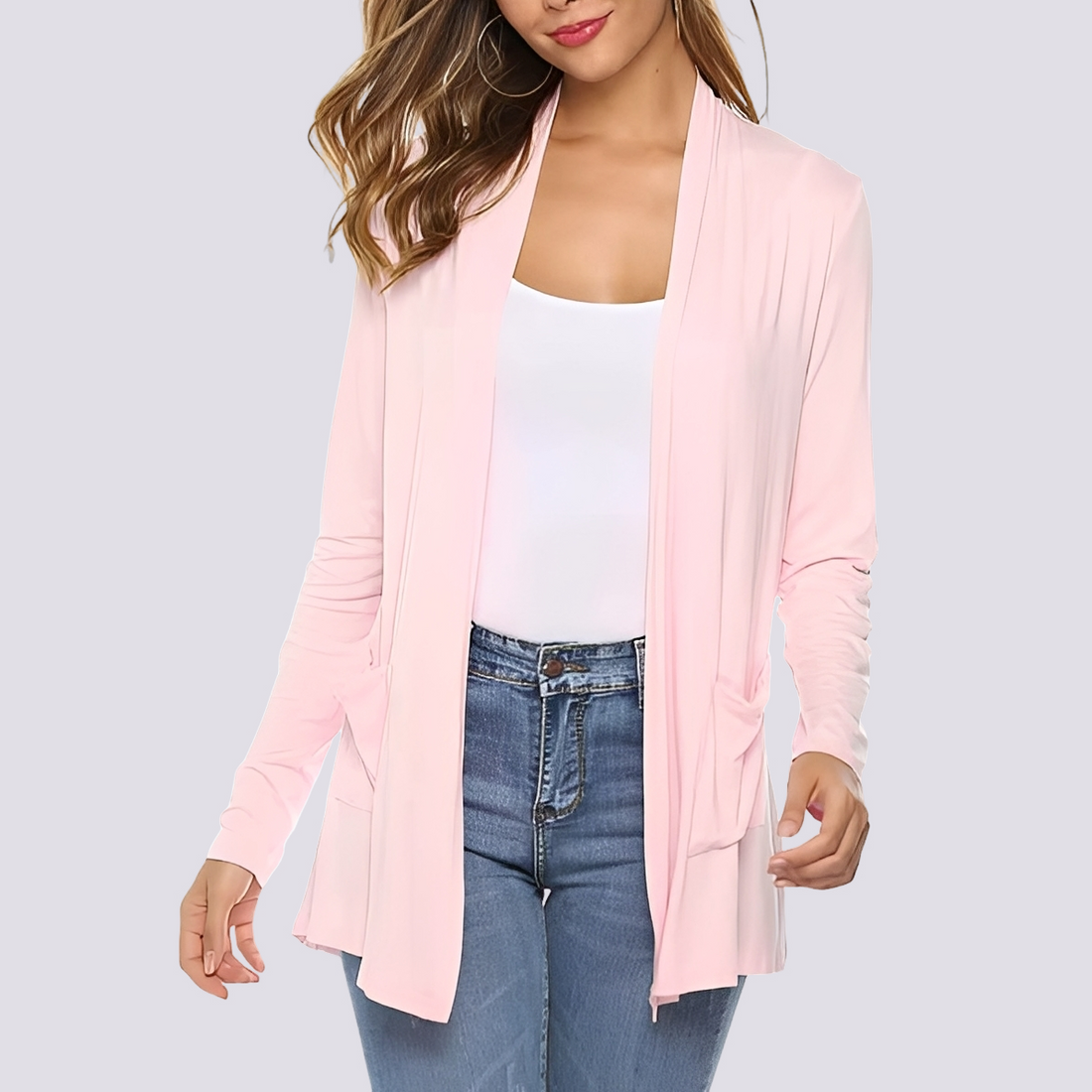 Bertha - Bequeme Jacke mit langen Ärmeln