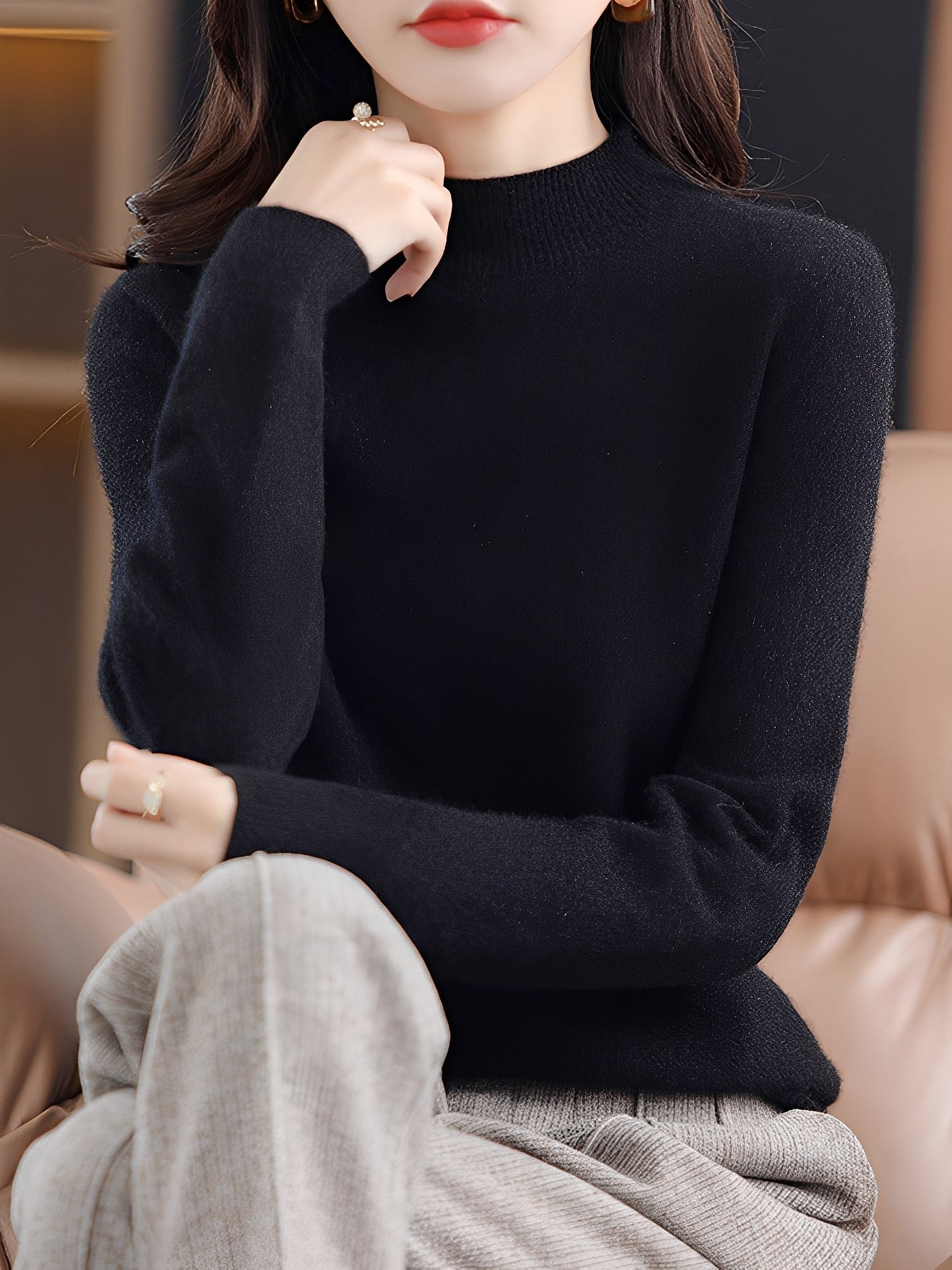 Cindie - women's cashmere sweater for cozy warmth