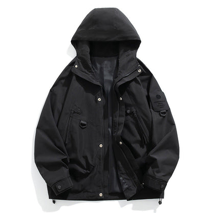 Raymund - Elegant waterproof men's hooded jacket