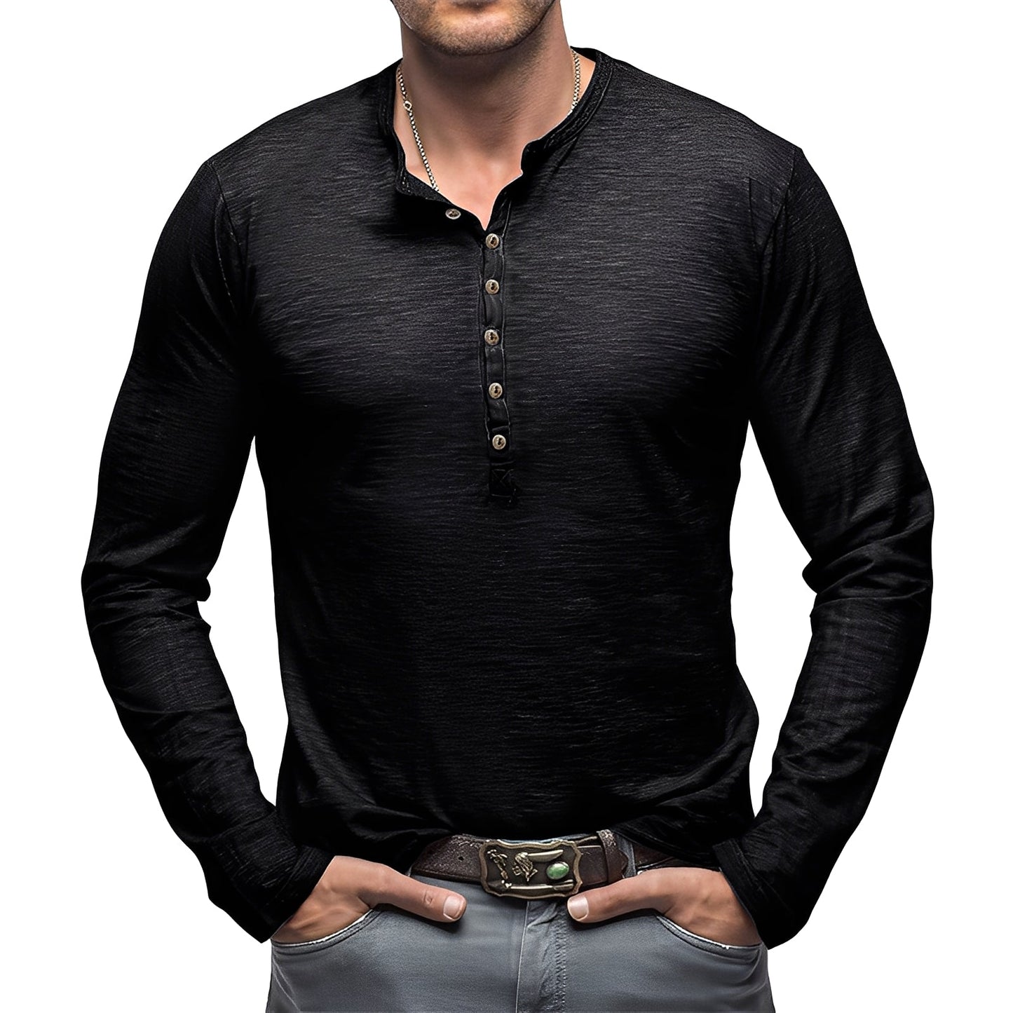 Vibe - Classic long-sleeve men's shirt