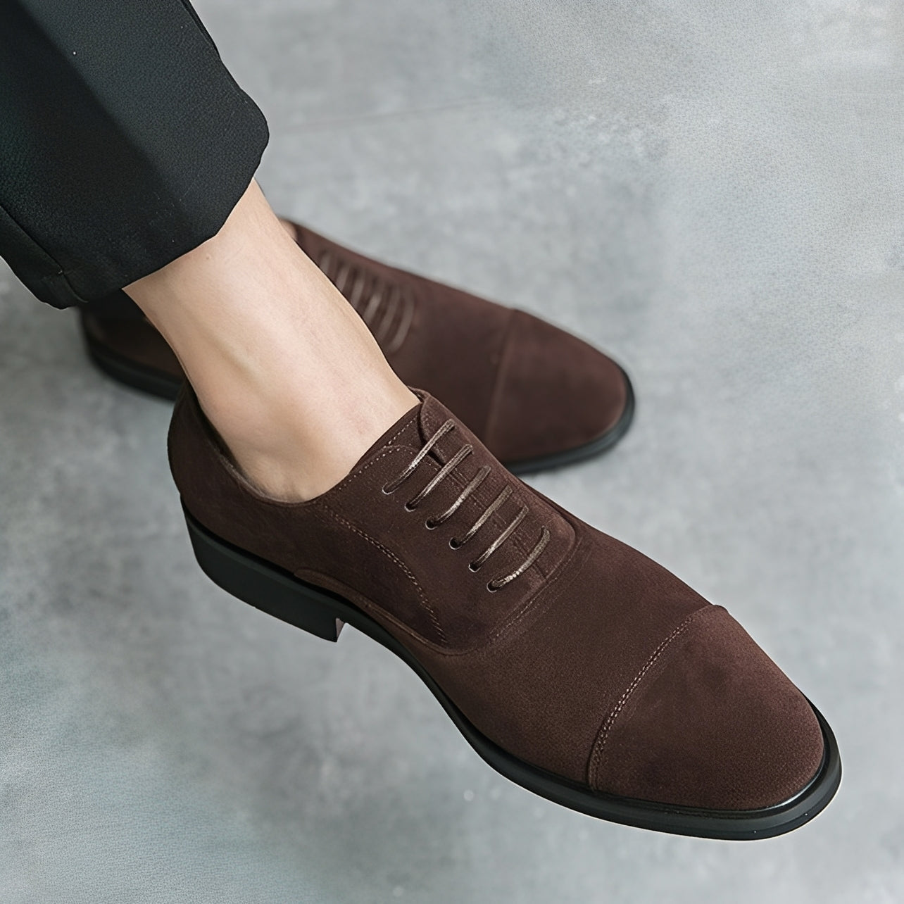 Jackson - Chaussures en daim décontractées et formelles pour hommes