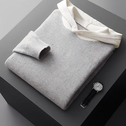 Darius - Stilvoller, warmer Herren-Strickhoodie