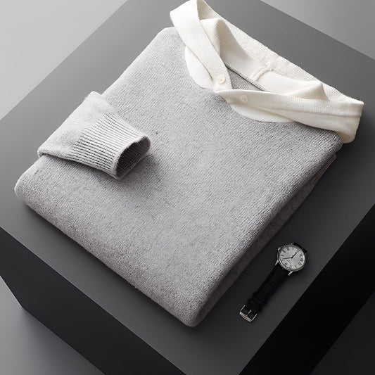 Darius - Stilvoller, warmer Herren-Strickhoodie