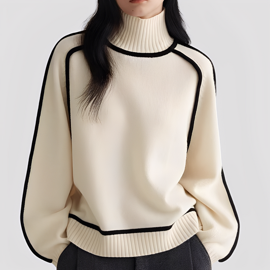 Azalea - Stylish, relaxed women's turtleneck sweater