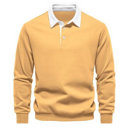 Georgie - Elegantes Langarm-Poloshirt für Herren