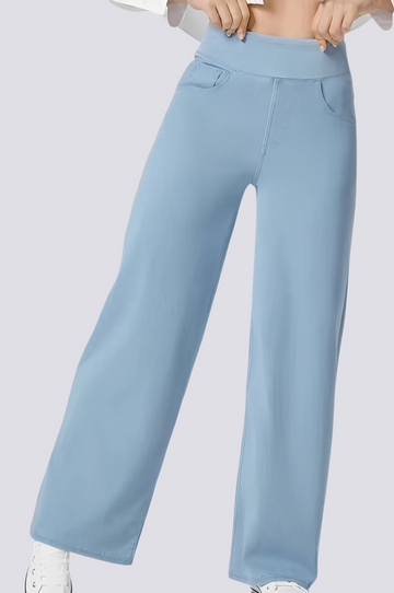 Carrie - Trendige Hose mit Hohem Bund