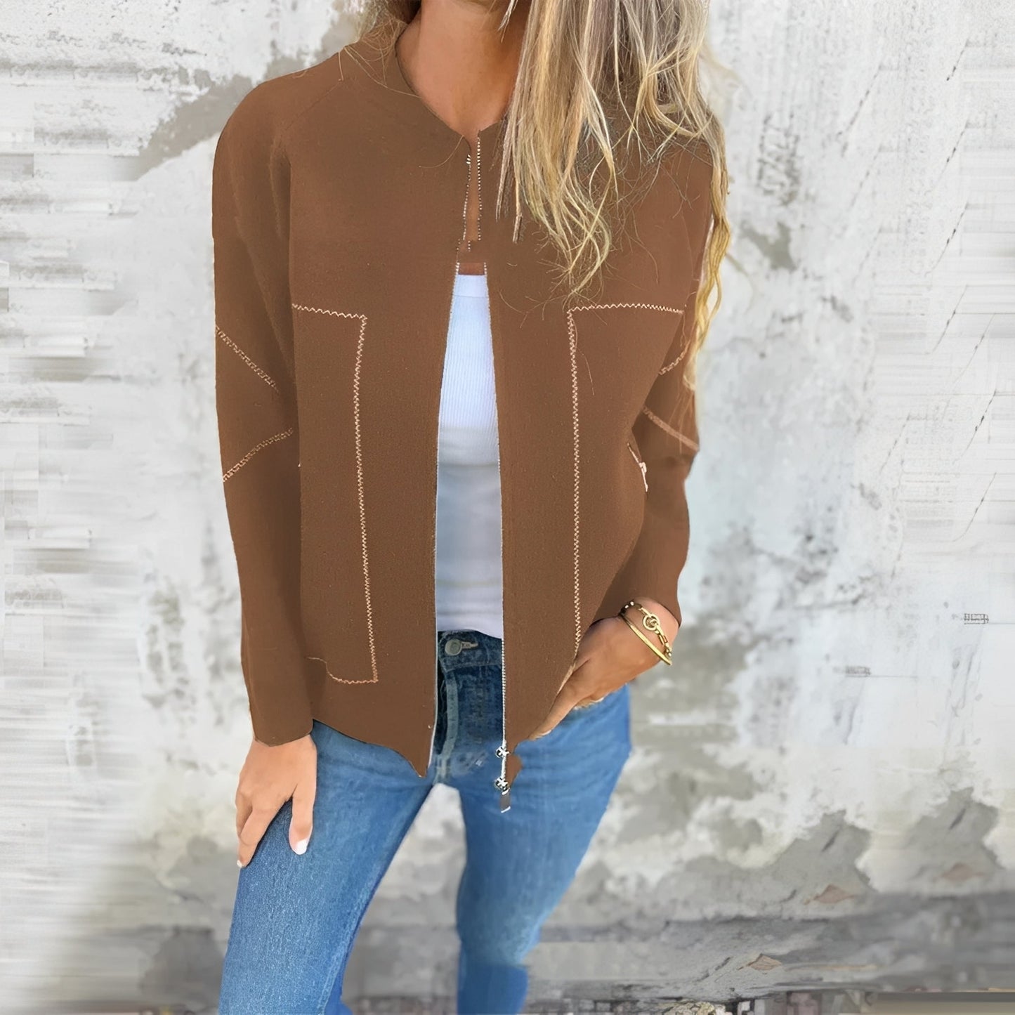 Chelsea - Stilvolle Damenjacke mit Reißverschluss