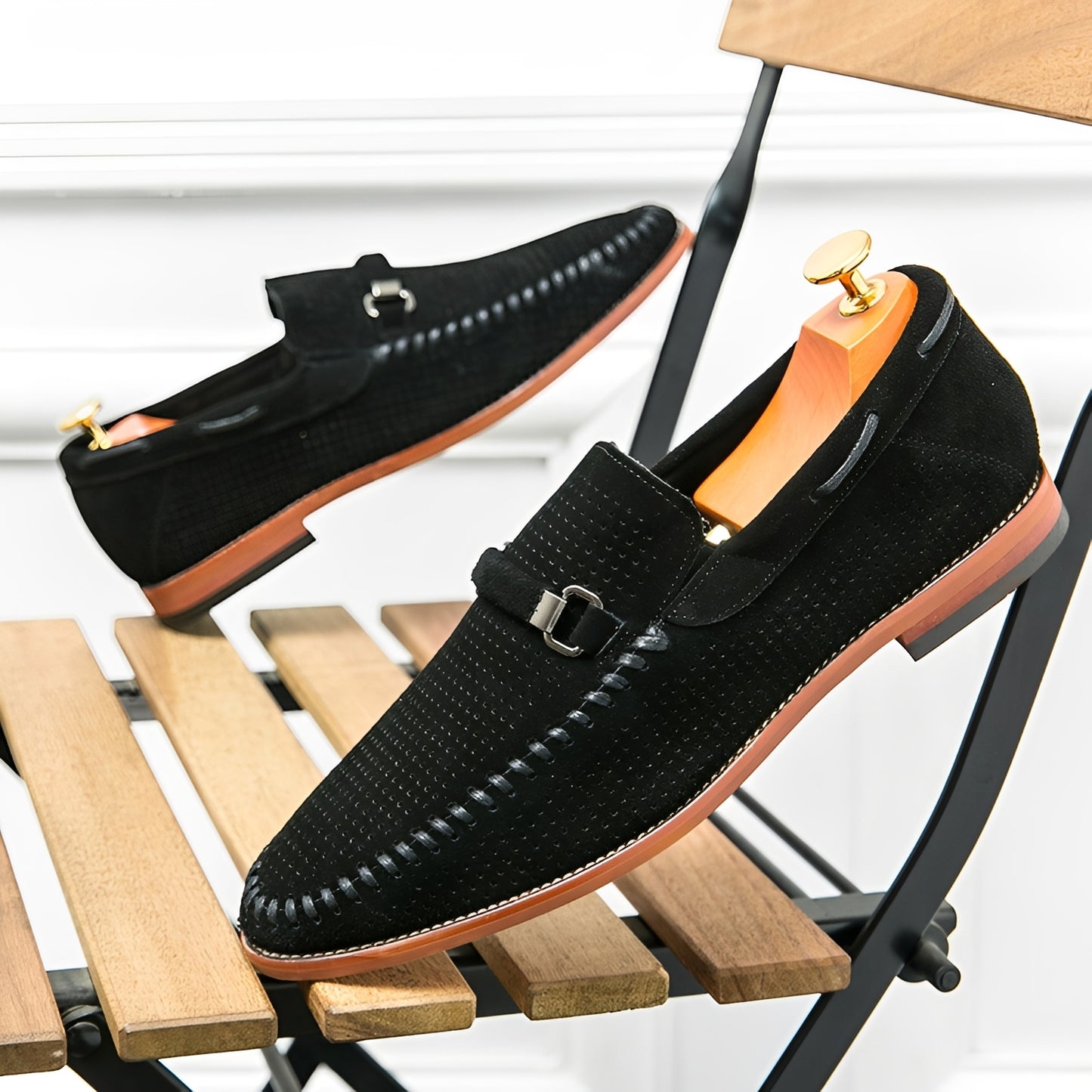 Wesley - Elegante Loafer aus Wildleder für Herren
