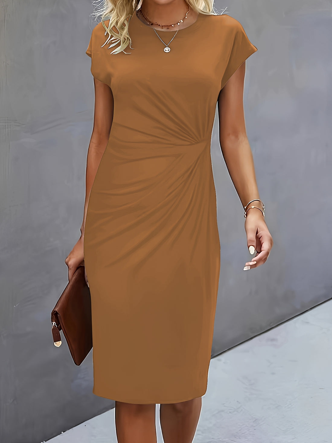 Christina - Elegantes Kleid mit Knotenbund für Damen