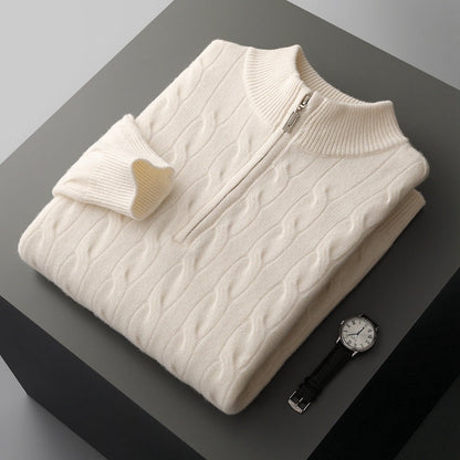 Micheal - Stilvoller, flauschiger, gemütlicher Herrenpullover