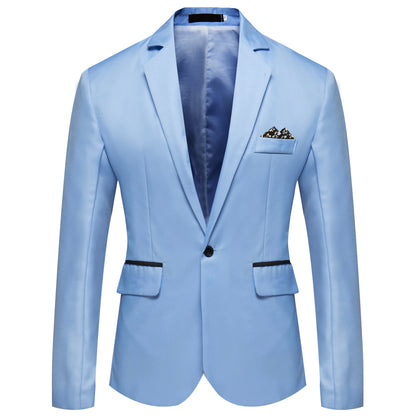 James - Elegant, tailored men's blazer with single-breasted design