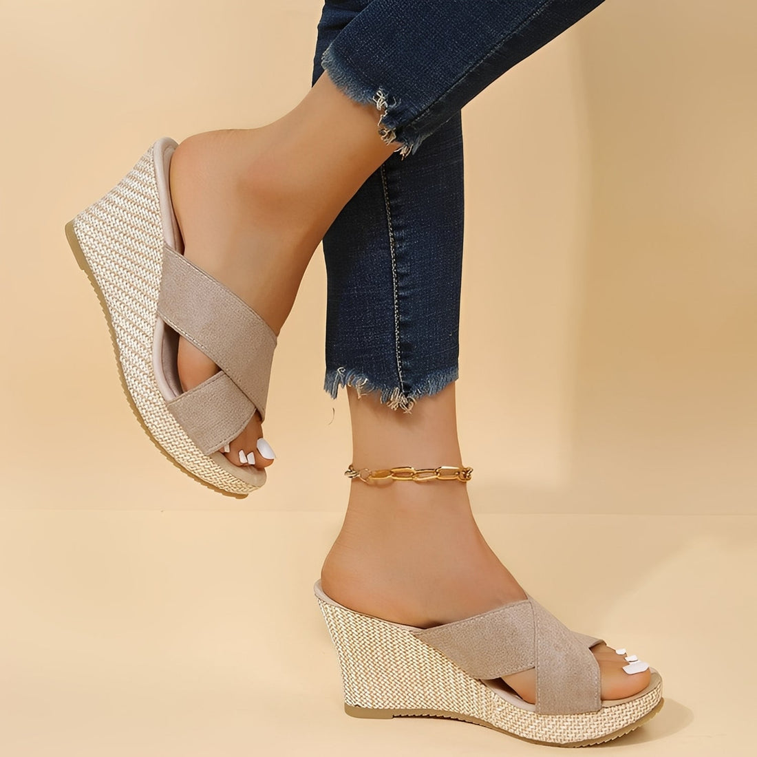Julie - Modische und bequeme Damen-Keilsandalen