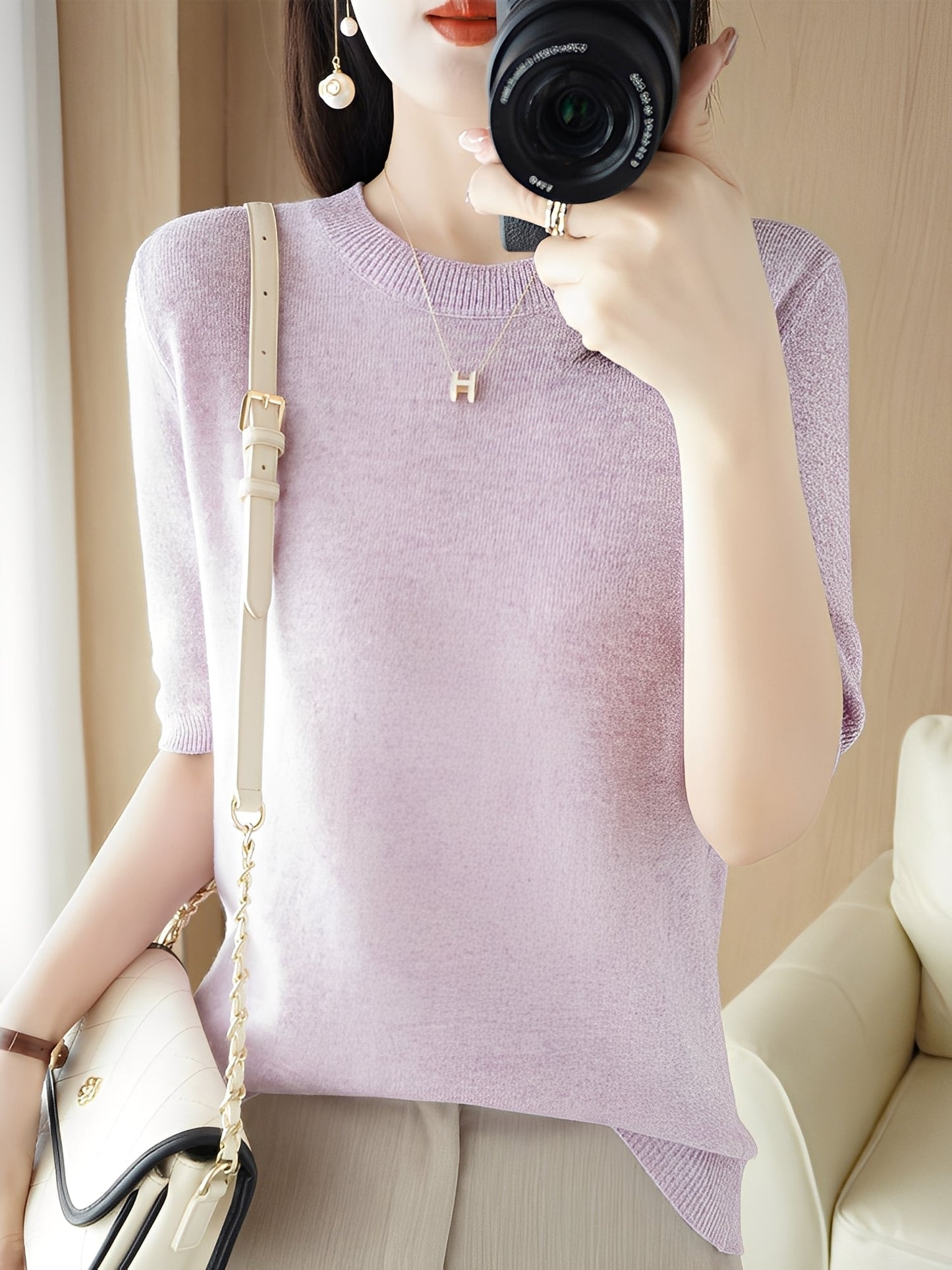 Blandine - short-sleeve pullover for women