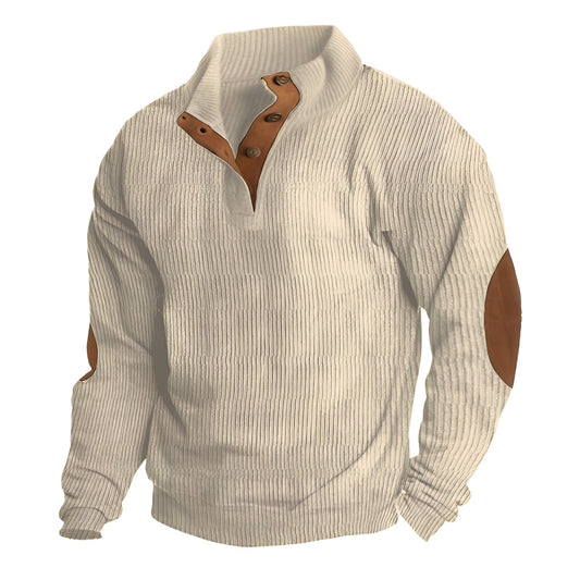 Clark - Comfortable and casual men's corduroy sweater