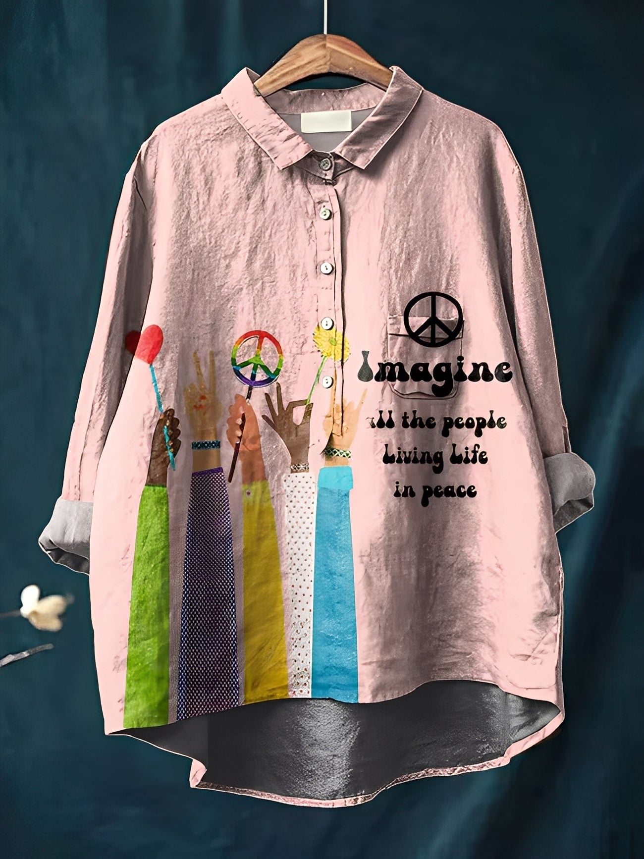 Gwenaël - Traditional women's long-sleeve shirts