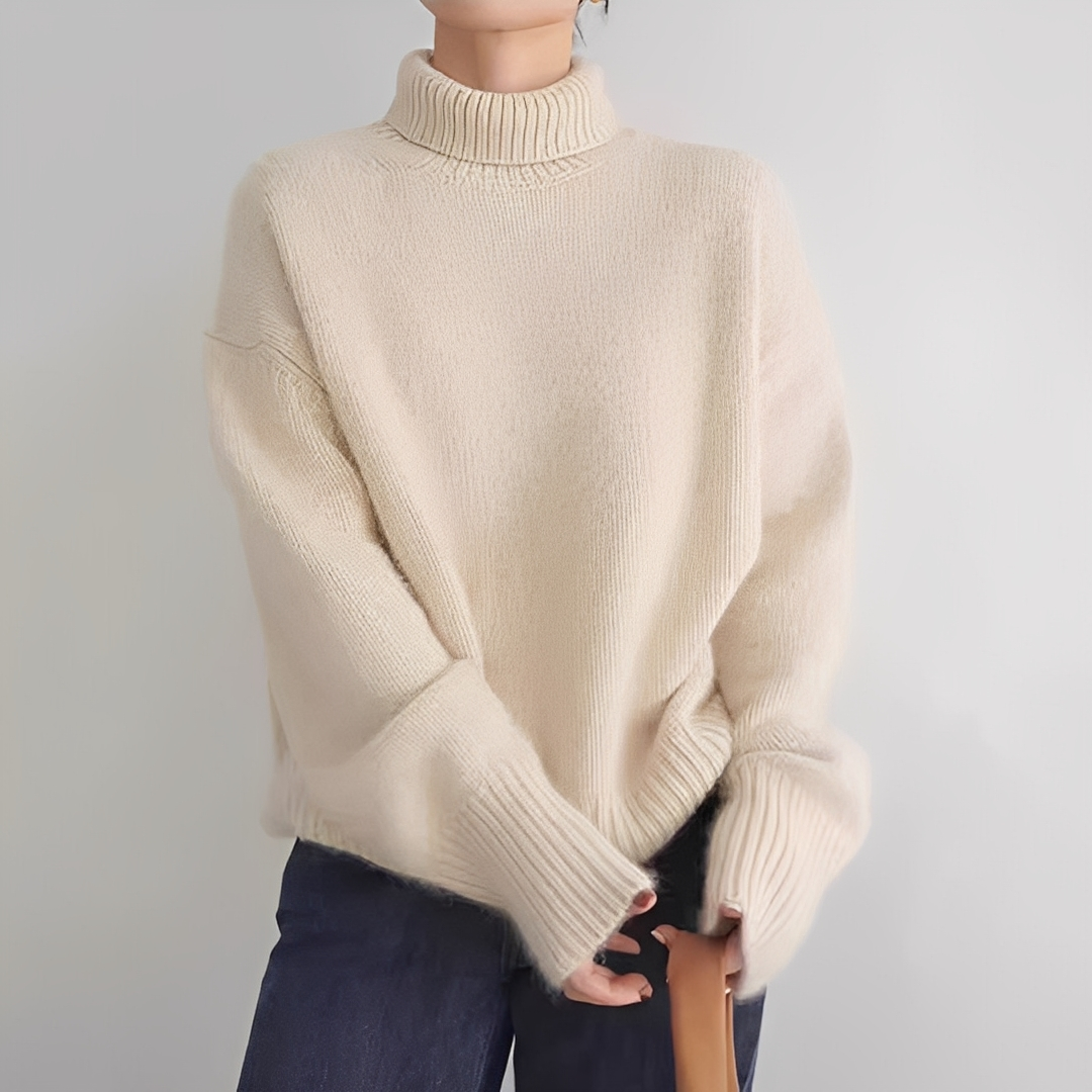 Ophélie - Stylish Turtleneck Sweater for Women