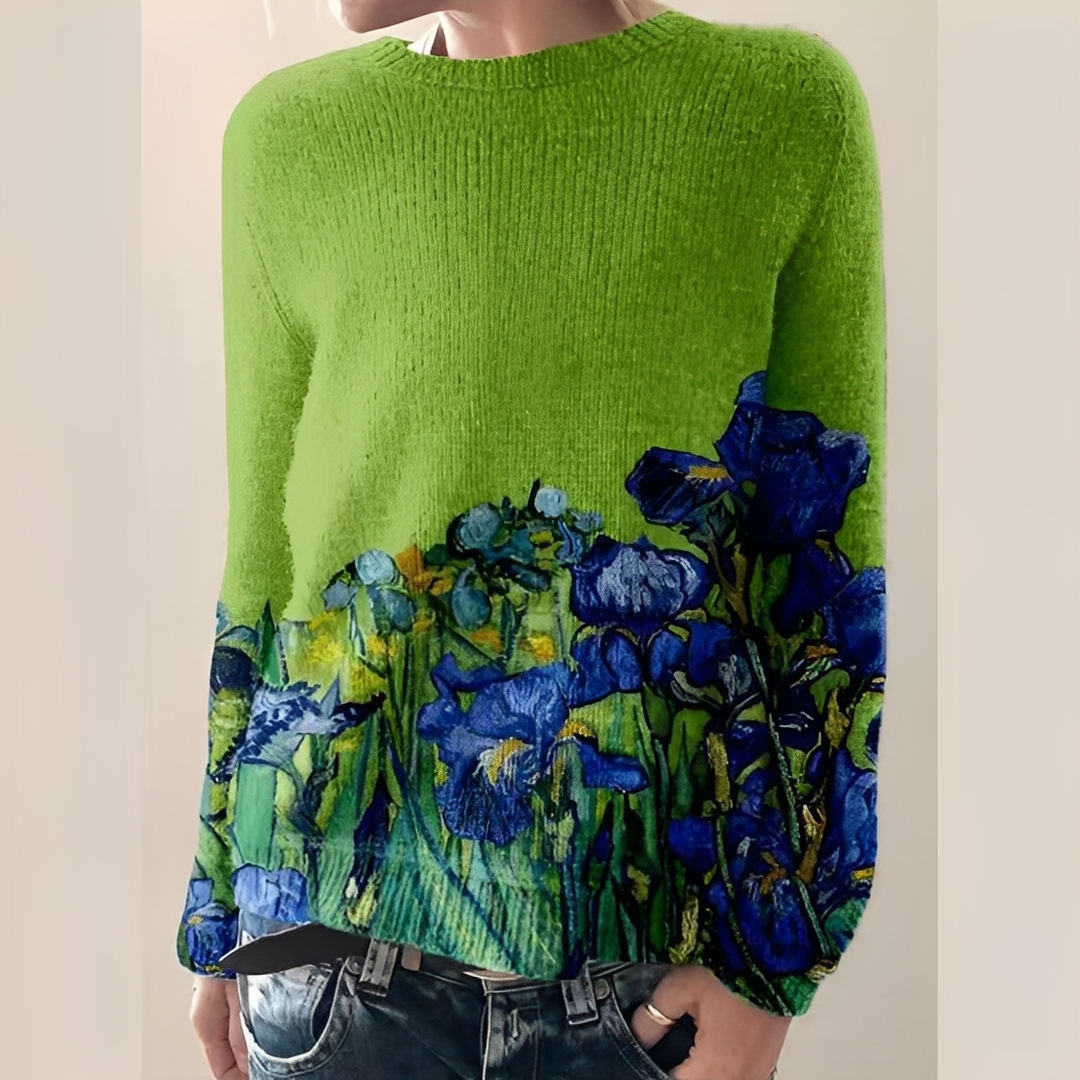 Liliane - Women's wool sweater for the winter
