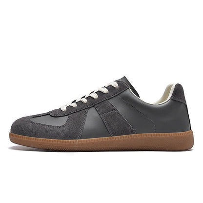 Gino - Classic men's sneakers with soft, thick sole