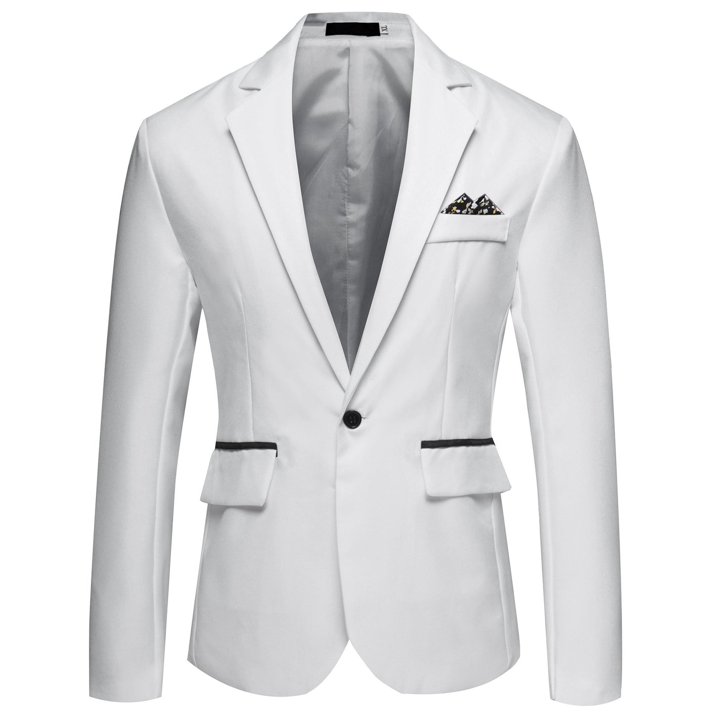 James - Elegant, tailored men's blazer with single-breasted design