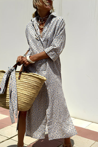 Amélie - Classic striped women's dress