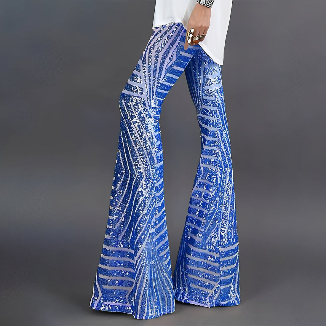 Charlita - Elegante Hose mit Pailletten für Damen