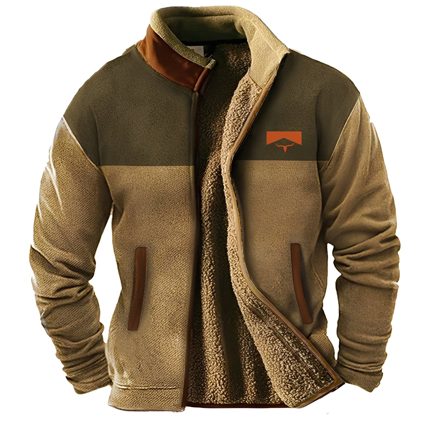 Aubert - Men's fleece jacket for outdoor activities