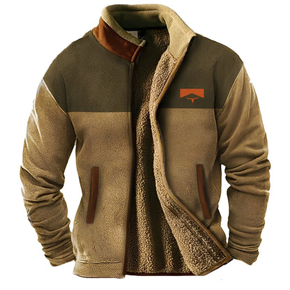 Aubert - Men's fleece jacket for outdoor activities