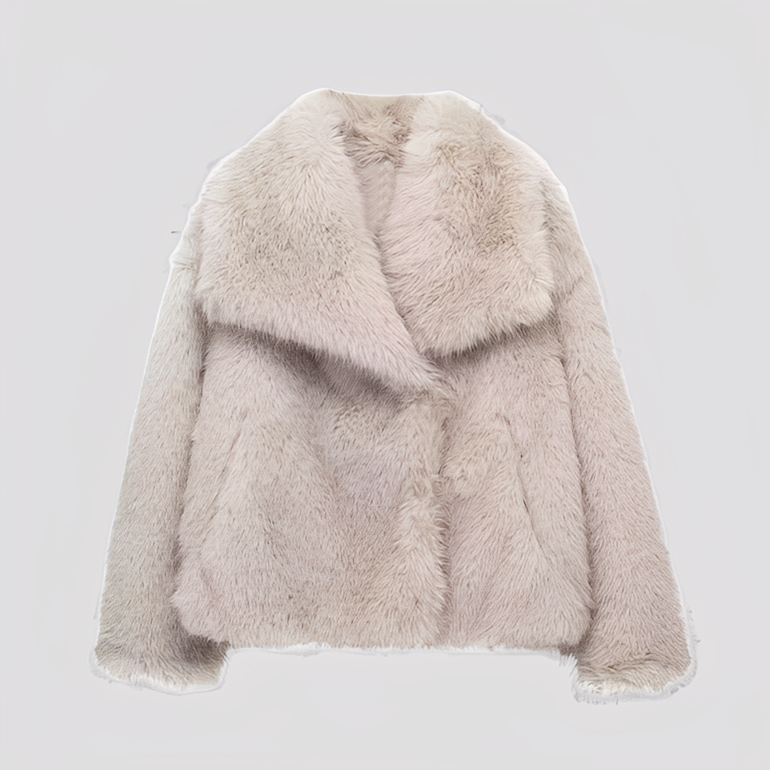 Jennifer - Modern women's jacket made of faux fur