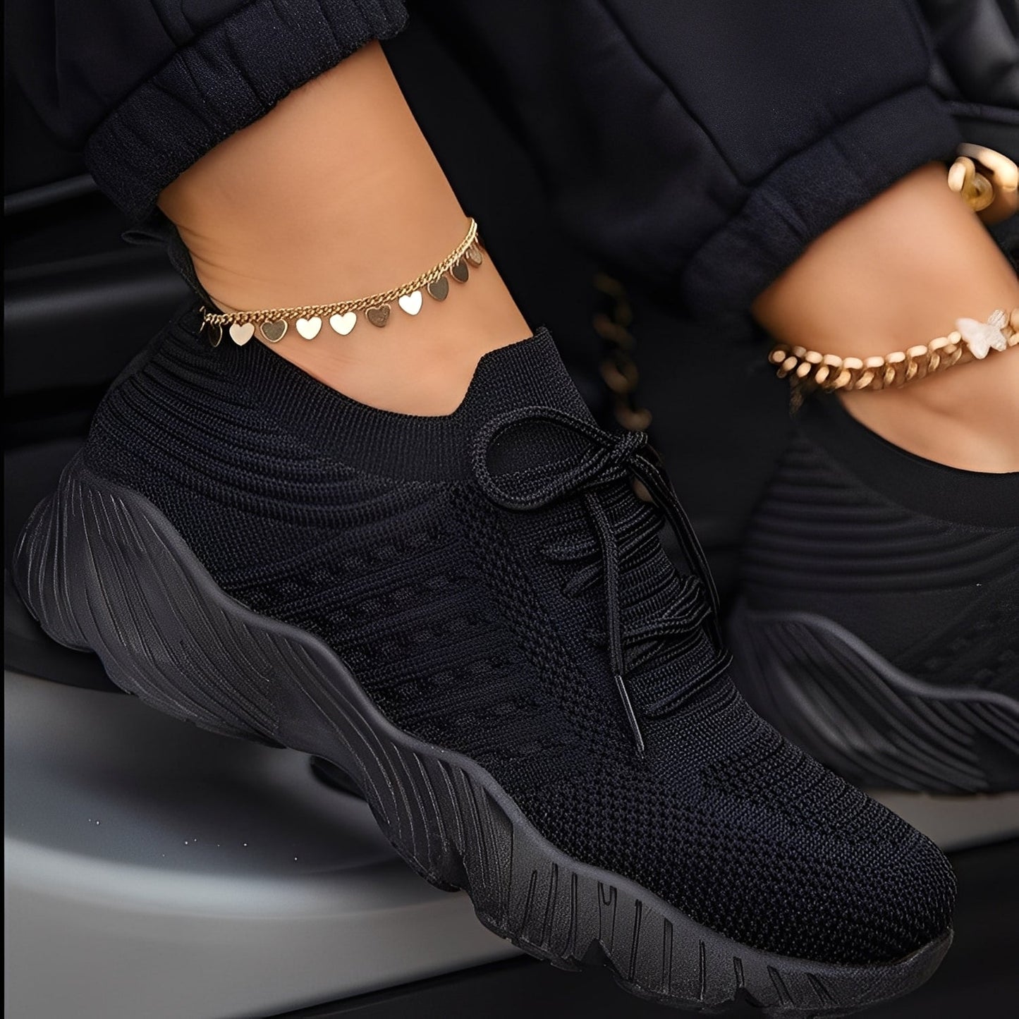 Axelle - Orthopedic women's sneakers made of knit