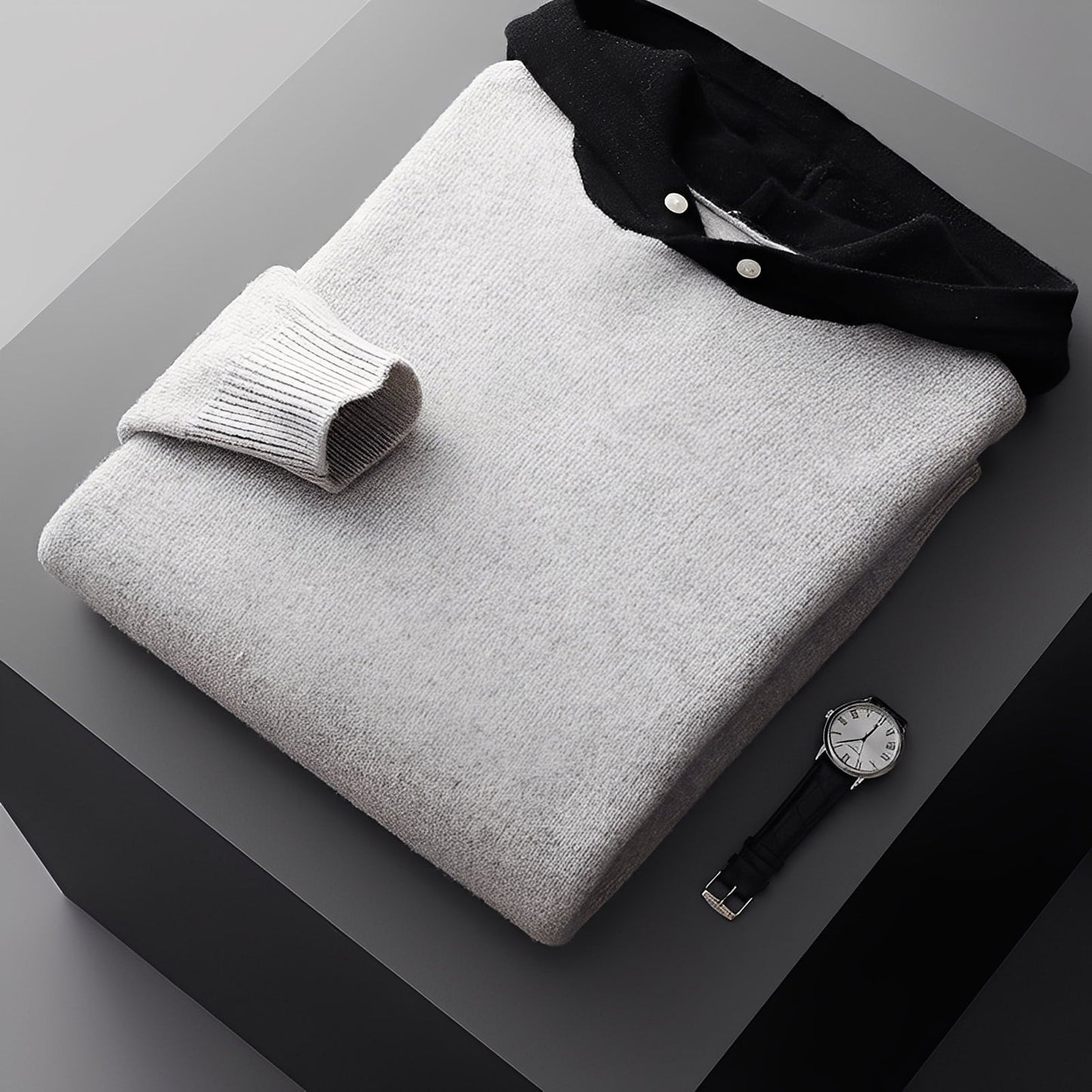 Darius - Stilvoller, warmer Herren-Strickhoodie