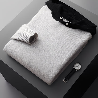 Darius - Stilvoller, warmer Herren-Strickhoodie