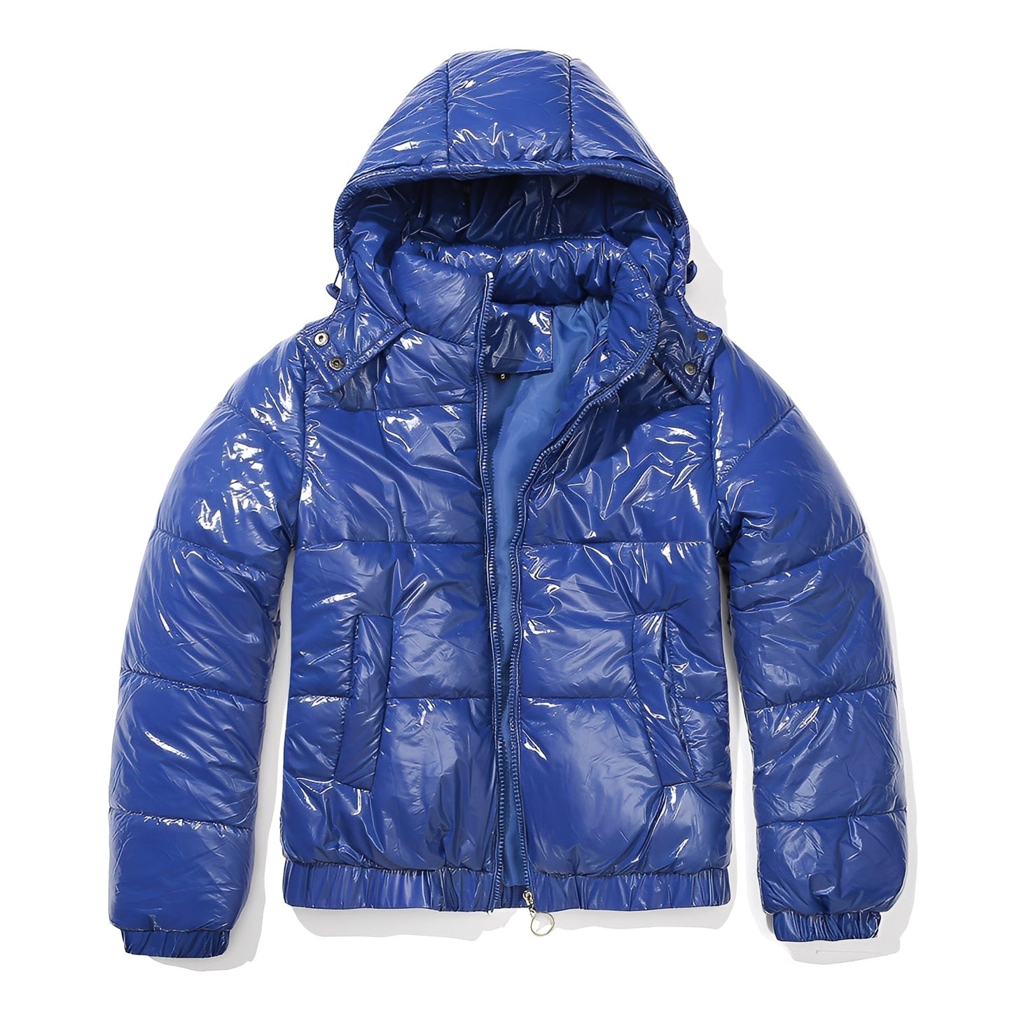 Yazmin - Modische, glänzende Damenjacke mit Kapuze