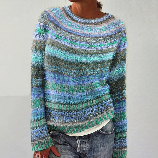 Olivia – Pullover mit Strickmuster