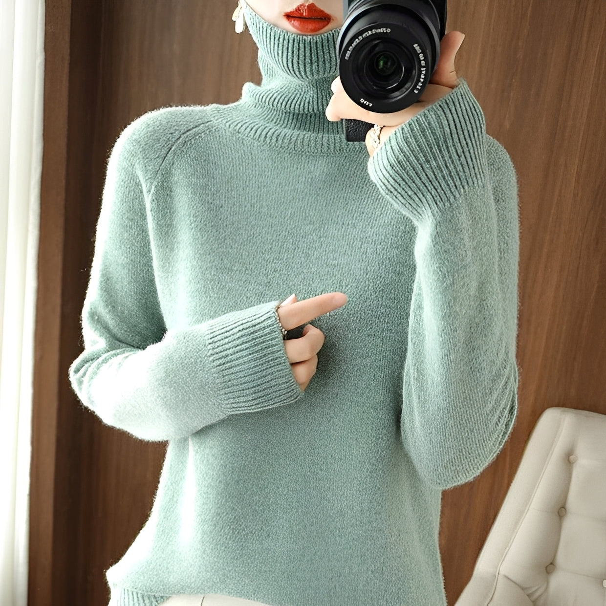 Silvana - Eleganter Rollkragenpullover